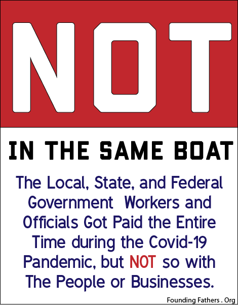 Not in the Same Boat - Sign