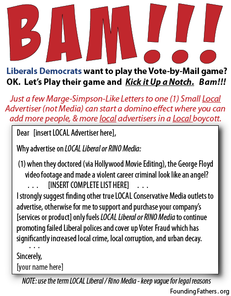 Dear Advertiser on Liberal Media - A Marge Simpson Letter