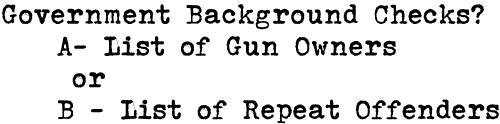 GUN VIOLENCE: WHO versus WHAT