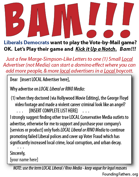 Dear Advertiser on Liberal Media Marge Simpson Letter