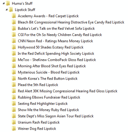 Huma's Laptop Computer - Lipstick Folder