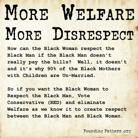 More Welfare, More Disrespect
