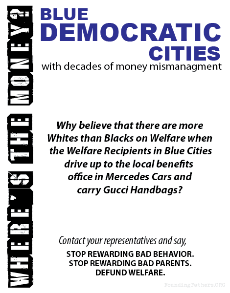 Why trust the White versus Black Welfare Statistics?