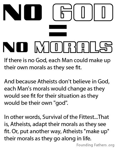 No God = No Morals