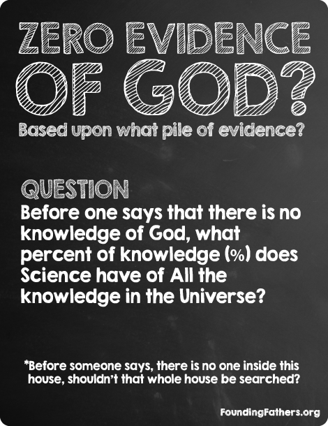 Zero Evidence of God?