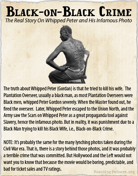 Black-on-Black Crime - The Real Story on Whipped Peter and His Infamous Photo