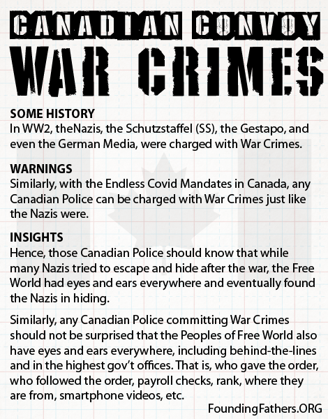 Canadian Convoy - War Crimes