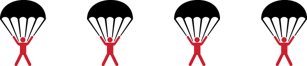 Paratrooper x 4